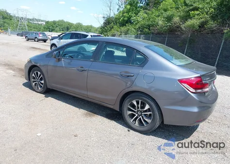 2015 Honda Civic Ex из США, поврежденный, VIN 19XFB2F89FE223621